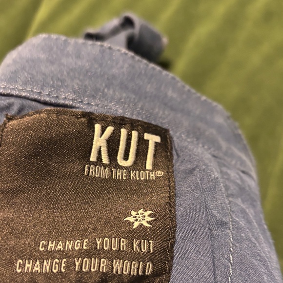 Kut from the Kloth Women's Blue Shorts - Picture 3 of 9